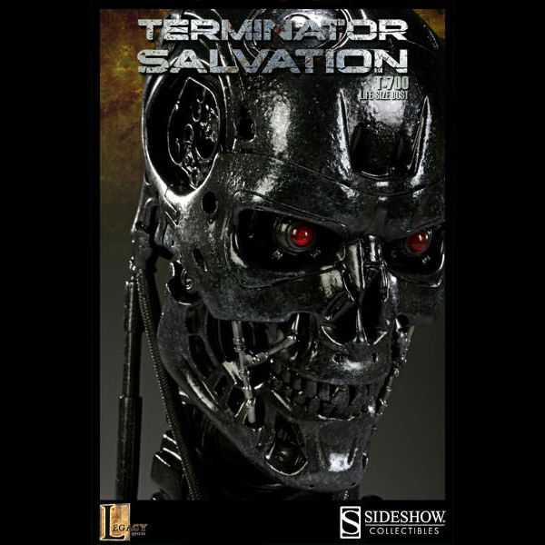 T 700 Terminator Endoskeleton Life Size Bust